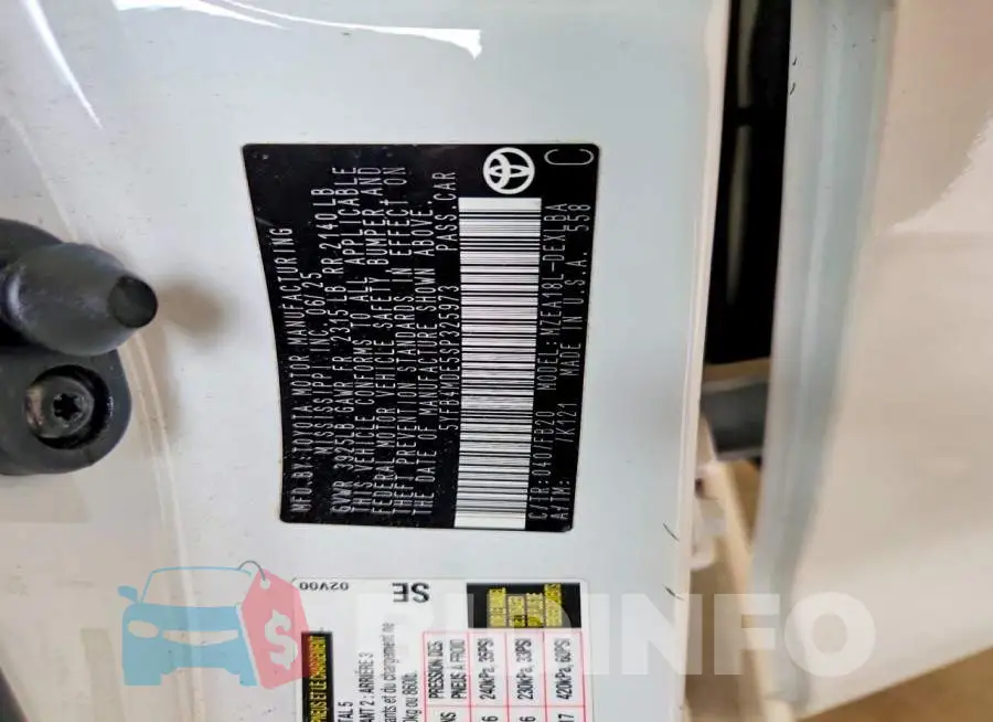 5YFB4MDE5SP325973 Photo# 12
