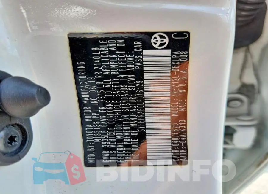5YFEPRAE0LP046129 Photo# 12