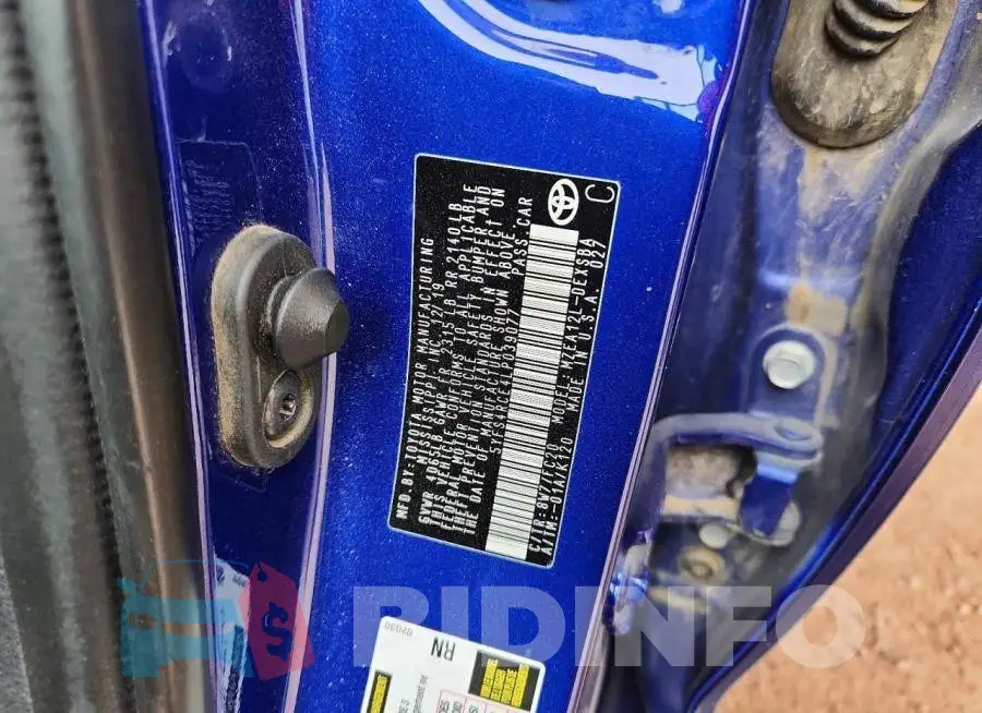 5YFS4RCE4LP039077 Photo# 12