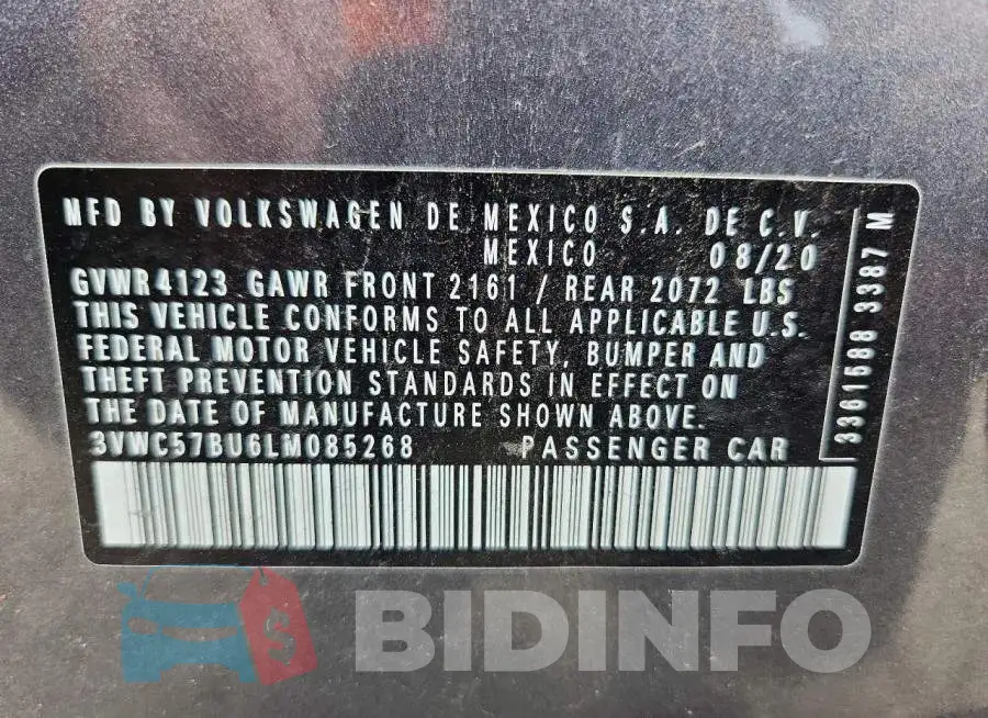 3VWC57BU6LM085268 Photo# 12