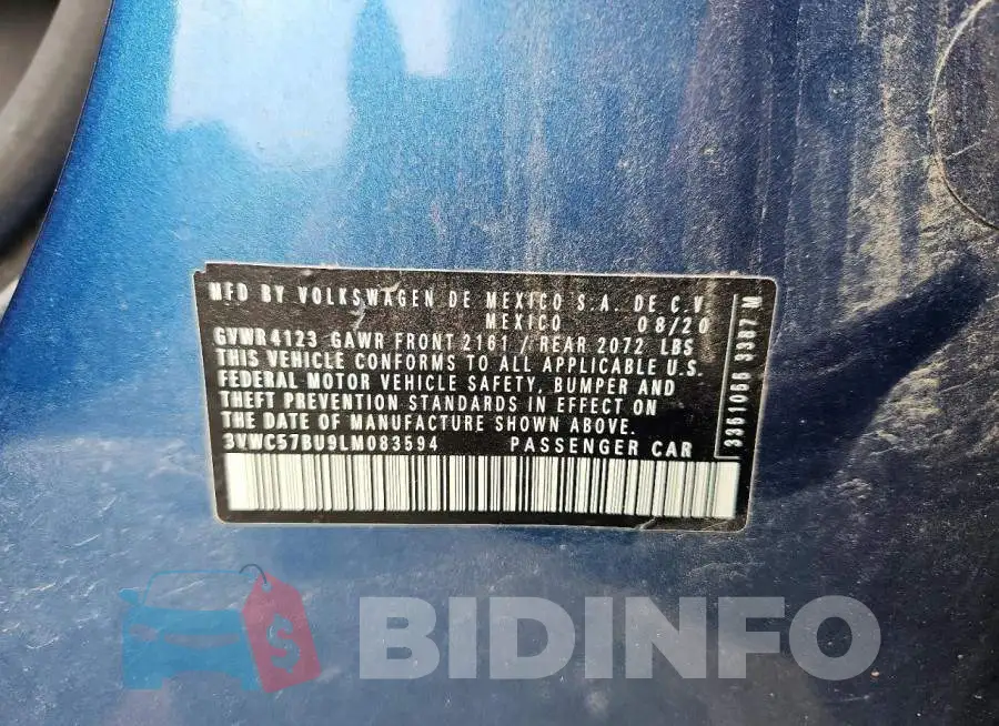 3VWC57BU9LM083594 Photo# 12