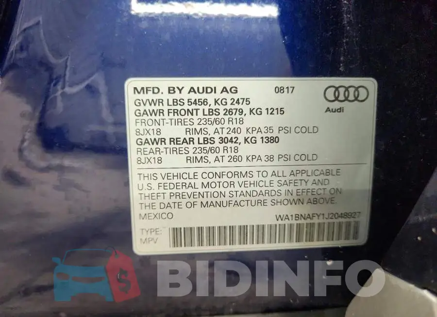 WA1BNAFY1J2048927 Photo# 13