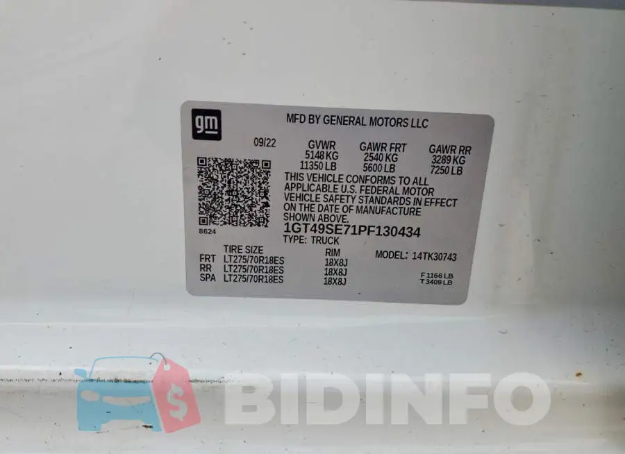1GT49SE71PF130434 Photo# 12