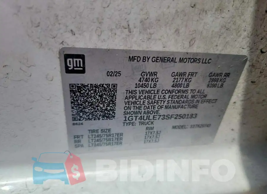 1GT4ULE73SF250183 Photo# 12