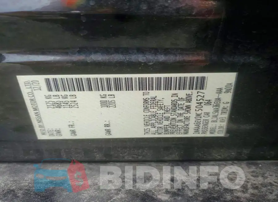 1N4AA6EV1MC504527 Photo# 12
