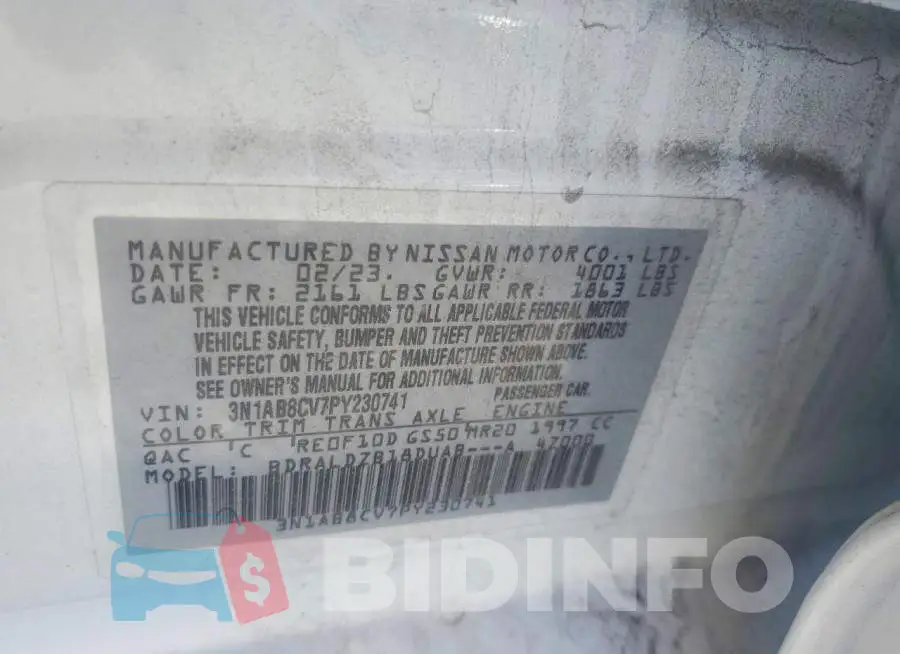 3N1AB8CV7PY230741 Photo# 12