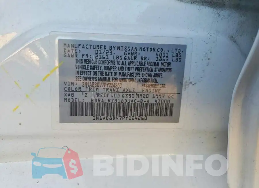 3N1AB8DV7PY224260 Photo# 12