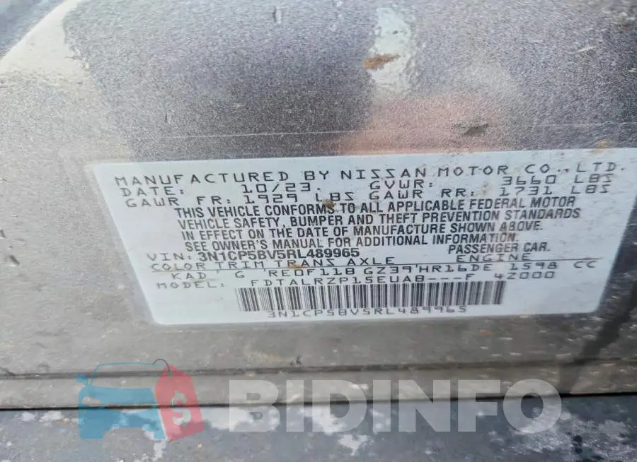 3N1CP5BV5RL489965 Photo# 13