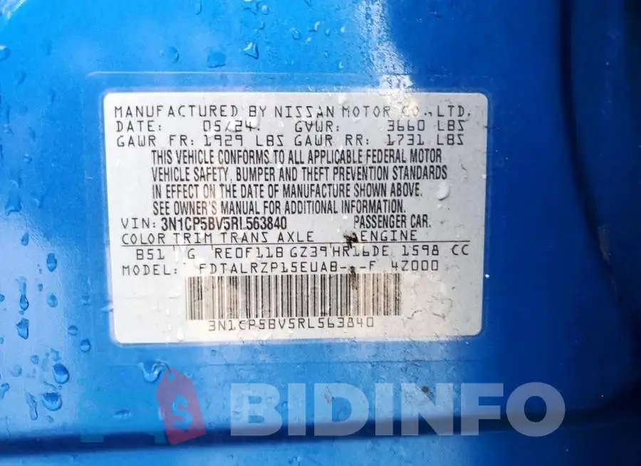 3N1CP5BV5RL563840 Photo# 12