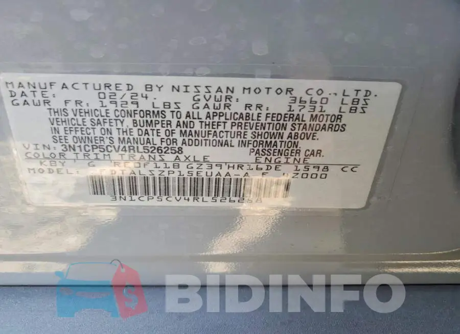 3N1CP5CV4RL526258 Photo# 13