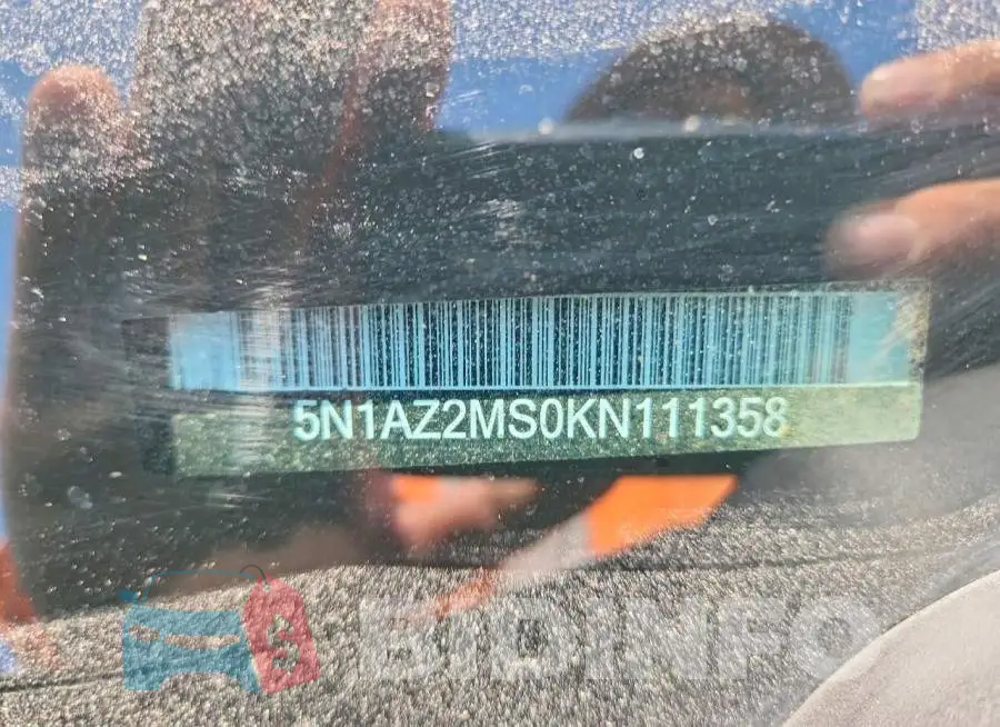5N1AZ2MS0KN111358 Photo# 13