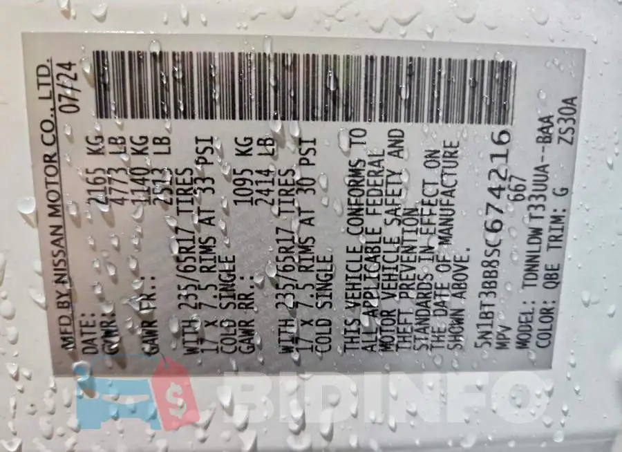 5N1BT3BB8SC674216 Photo# 13