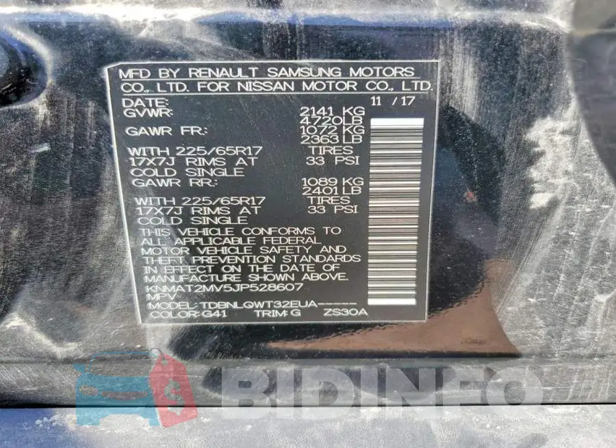 KNMAT2MV5JP528607 Photo# 13