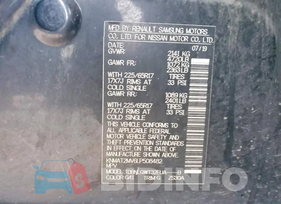KNMAT2MV6LP508482 Photo# 13