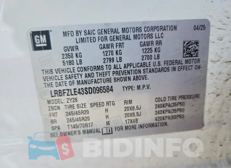 LRBFZLE43SD096584 Photo# 13