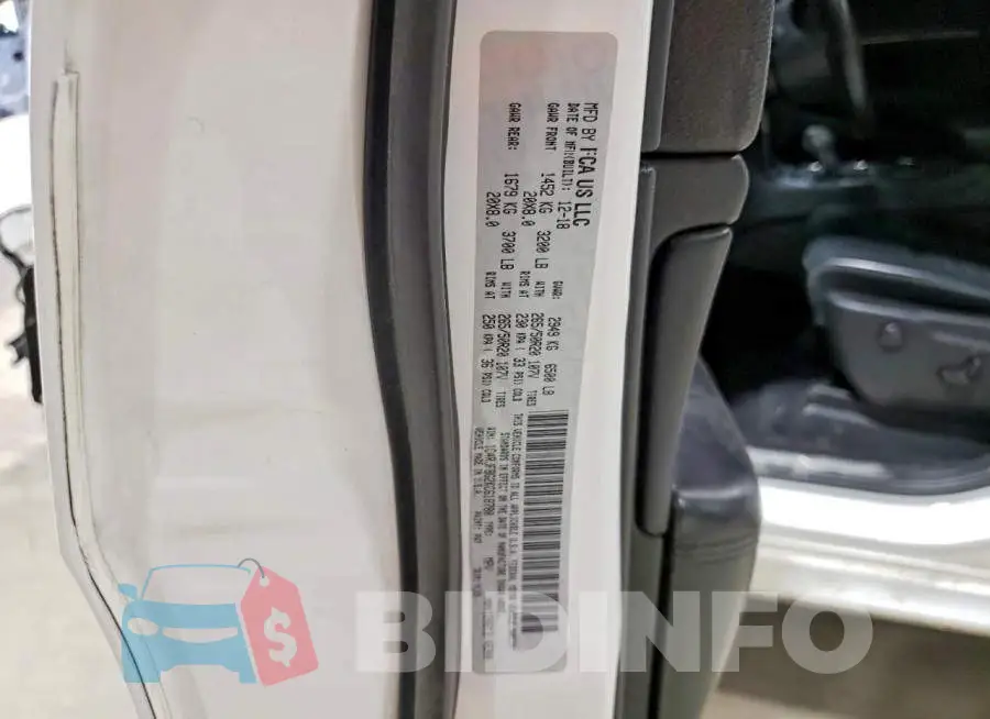 1C4RJFBG2KC618780 Photo# 13