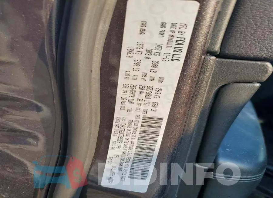 1C4RJFBG3KC595929 Photo# 14