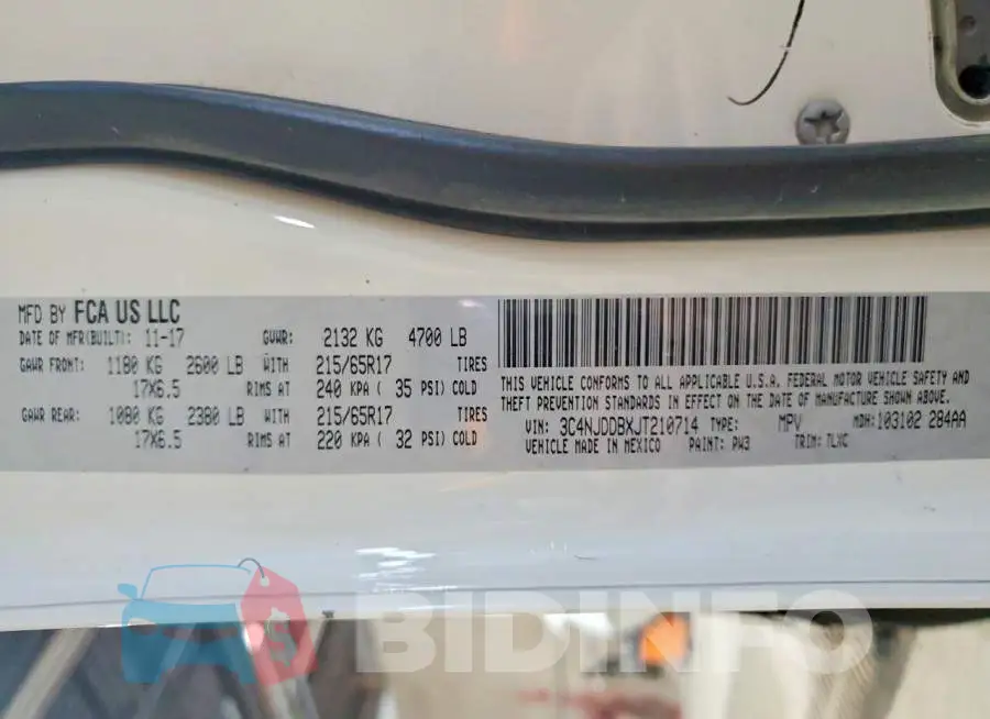 3C4NJDDBXJT210714 Photo# 14