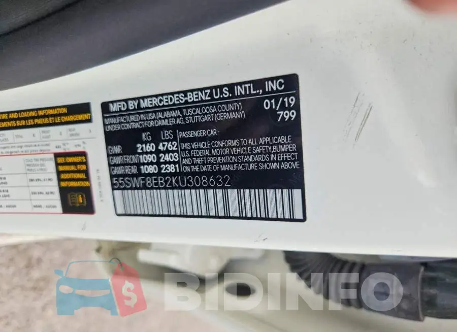 55SWF8EB2KU308632 Photo# 12