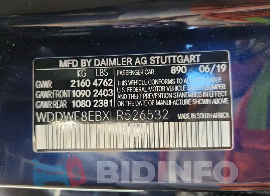 WDDWF8EBXLR526532 Photo# 12