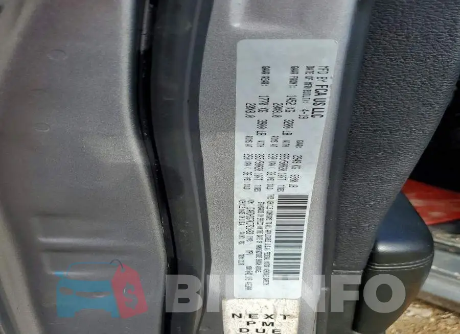 1C4RDHDG7KC721483 Photo# 14
