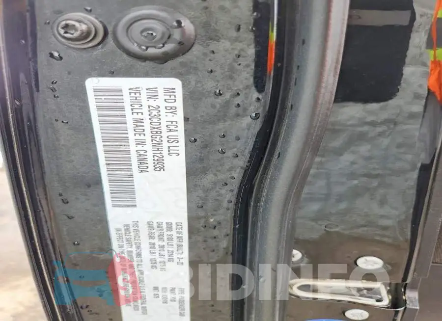 2C3CDXBG2NH129935 Photo# 12