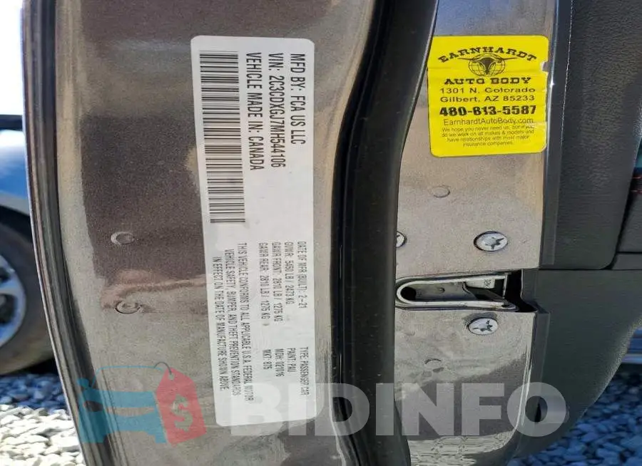 2C3CDXGJ7MH544106 Photo# 12