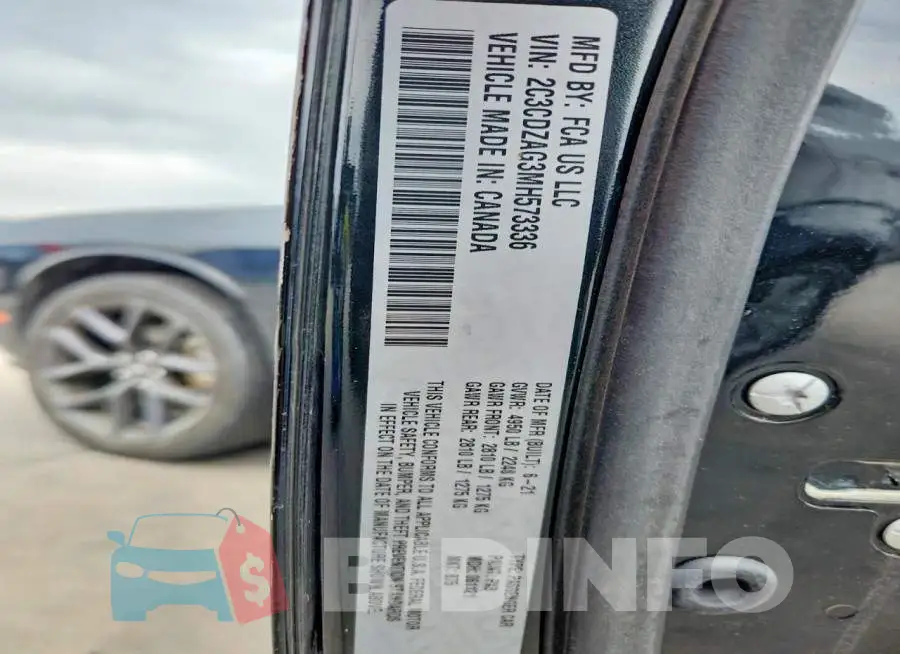 2C3CDZAG3MH573336 Photo# 12