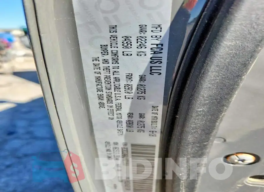2C3CDZAGXJH321918 Photo# 12