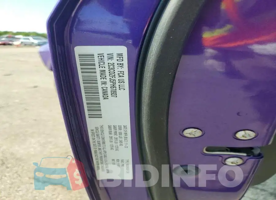 2C3CDZFJ5PH678937 Photo# 13
