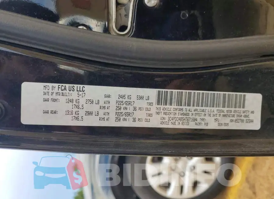 3C4PDCAB5HT671604 Photo# 14
