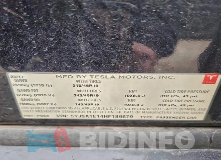 5YJSA1E14HF189679 Photo# 13