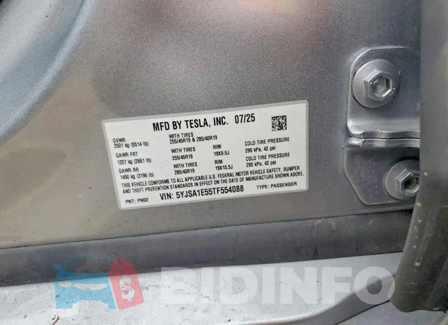 5YJSA1E55TF554088 Photo# 13