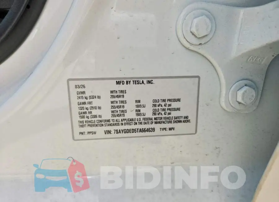 7SAYGDED5TA664639 Photo# 14