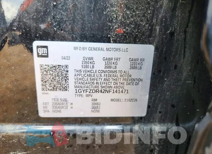 1GYFZDR42NF141471 Photo# 13
