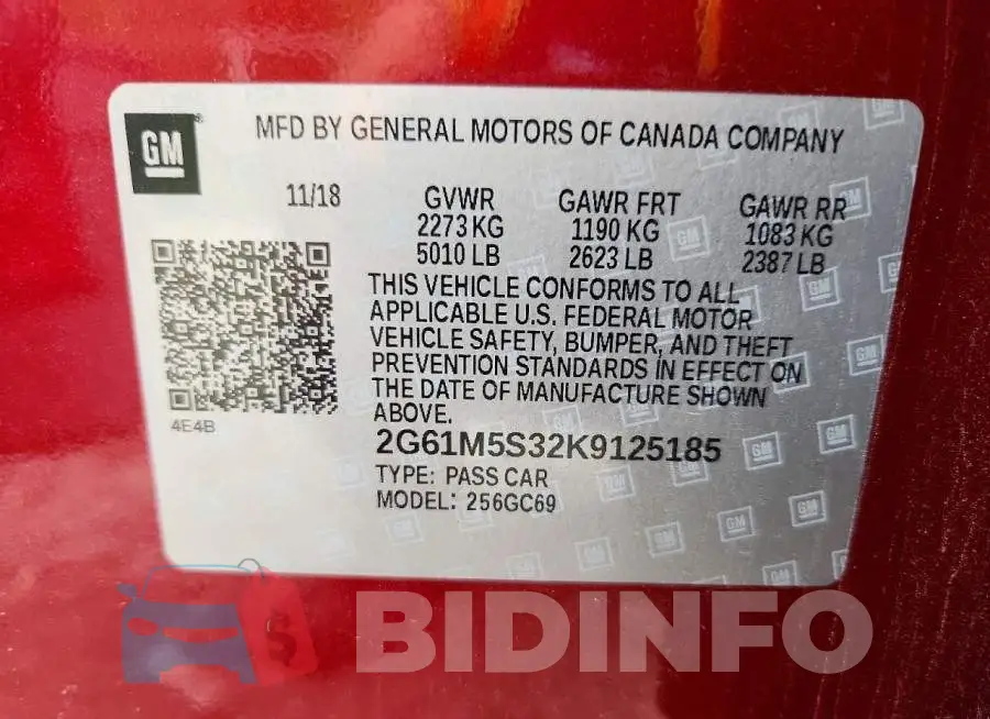 2G61M5S32K9125185 Photo# 12