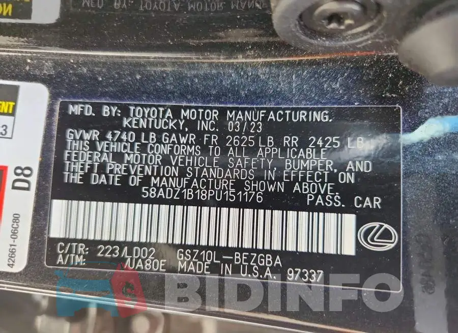 58ADZ1B18PU151176 Photo# 12