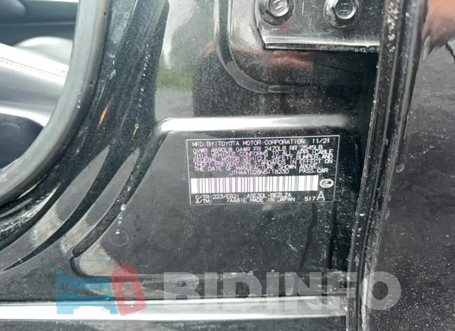 JTHAA1D28N5118230 Photo# 10