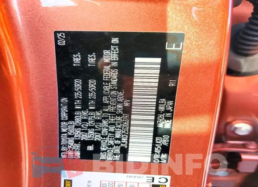 JTJHKCFZ5S2063197 Photo# 13