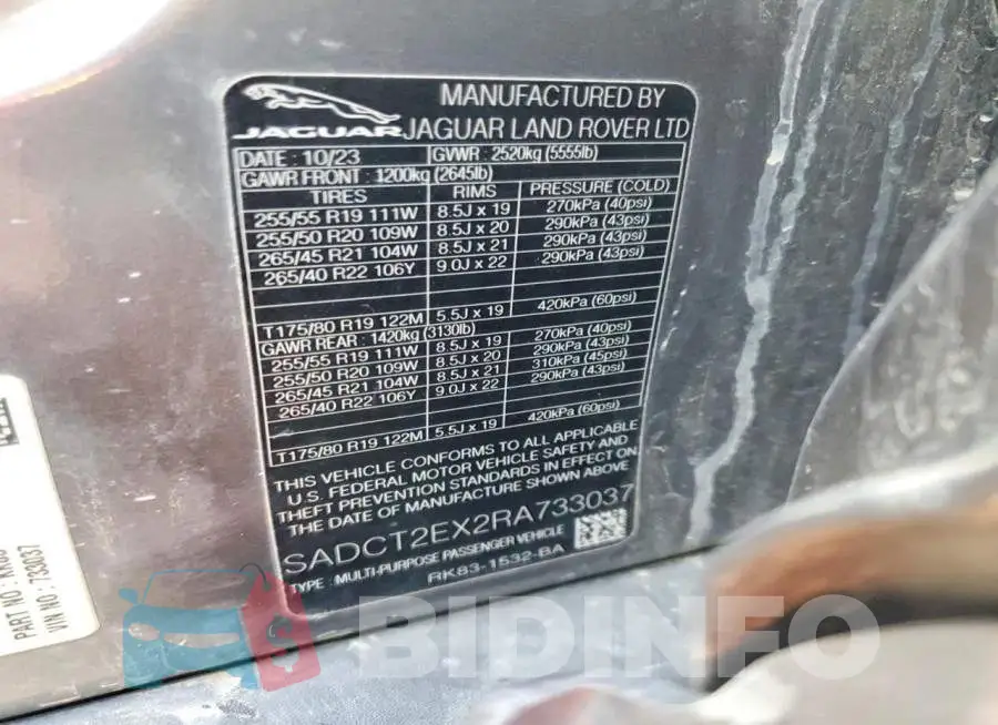 SADCT2EX2RA733037 Photo# 13