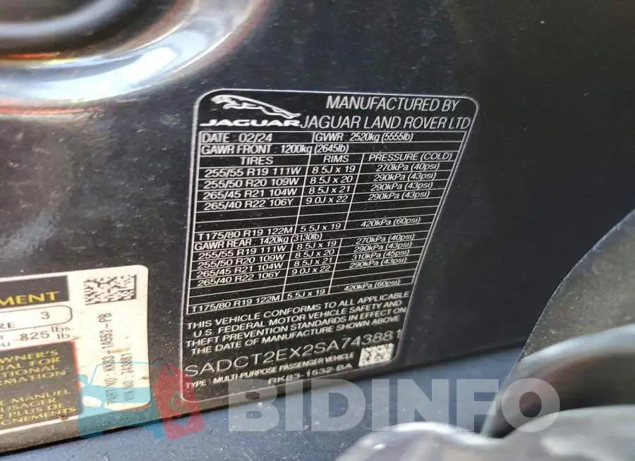 SADCT2EX2SA743881 Photo# 14