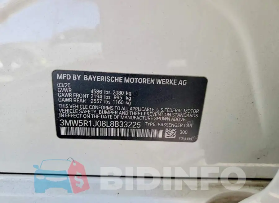 3MW5R1J08L8B33225 Photo# 12