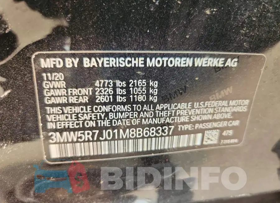 3MW5R7J01M8B68337 Photo# 12