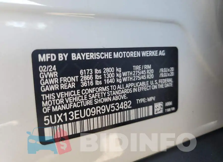 5UX13EU09R9V53482 Photo# 13