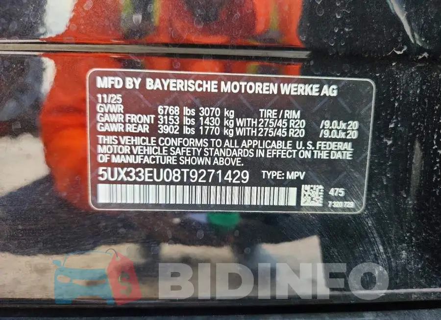 5UX33EU08T9271429 Photo# 13