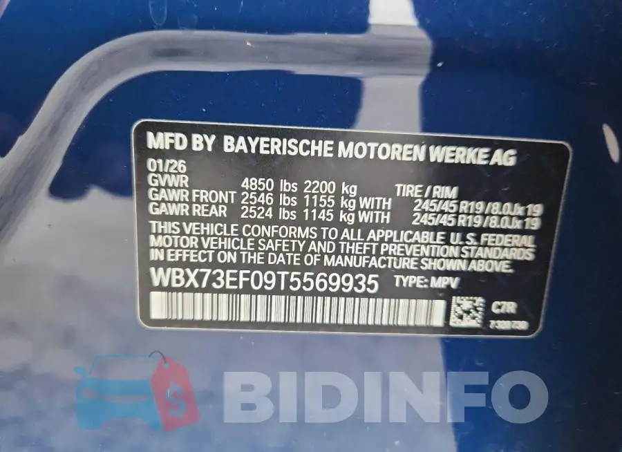 WBX73EF09T5569935 Photo# 14