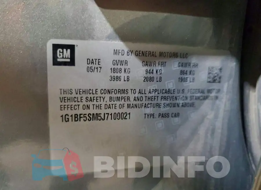 1G1BF5SM5J7100021 Photo# 12
