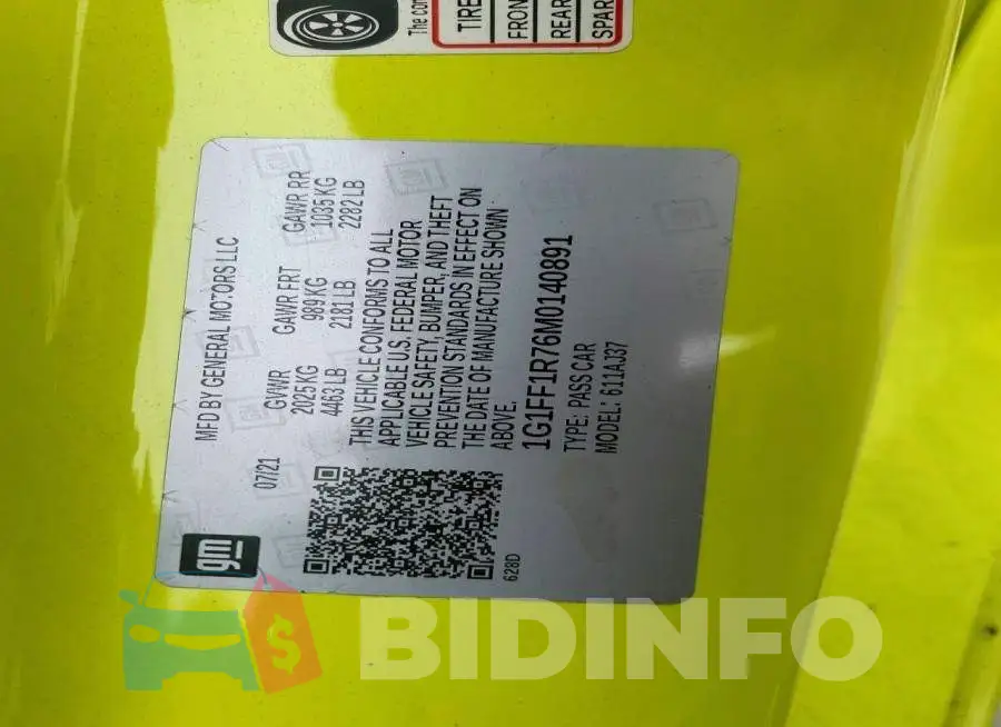 1G1FF1R76M0140891 Photo# 12