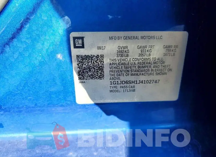 1G1JD6SH1J4102747 Photo# 13