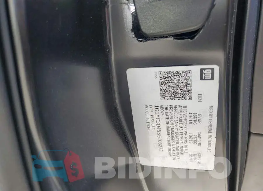 1G1YC3D45S5106273 Photo# 13